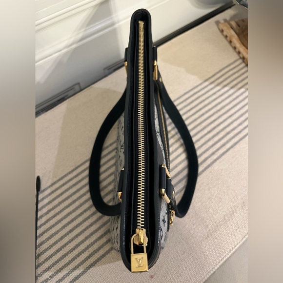 Louis Vuitton DENIM Navy/Grey PM Lucille Mini Lin Bag - Picture 10 of 13